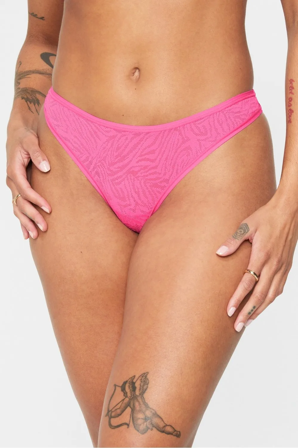 Hot Mesh Thong sold by Fabletics