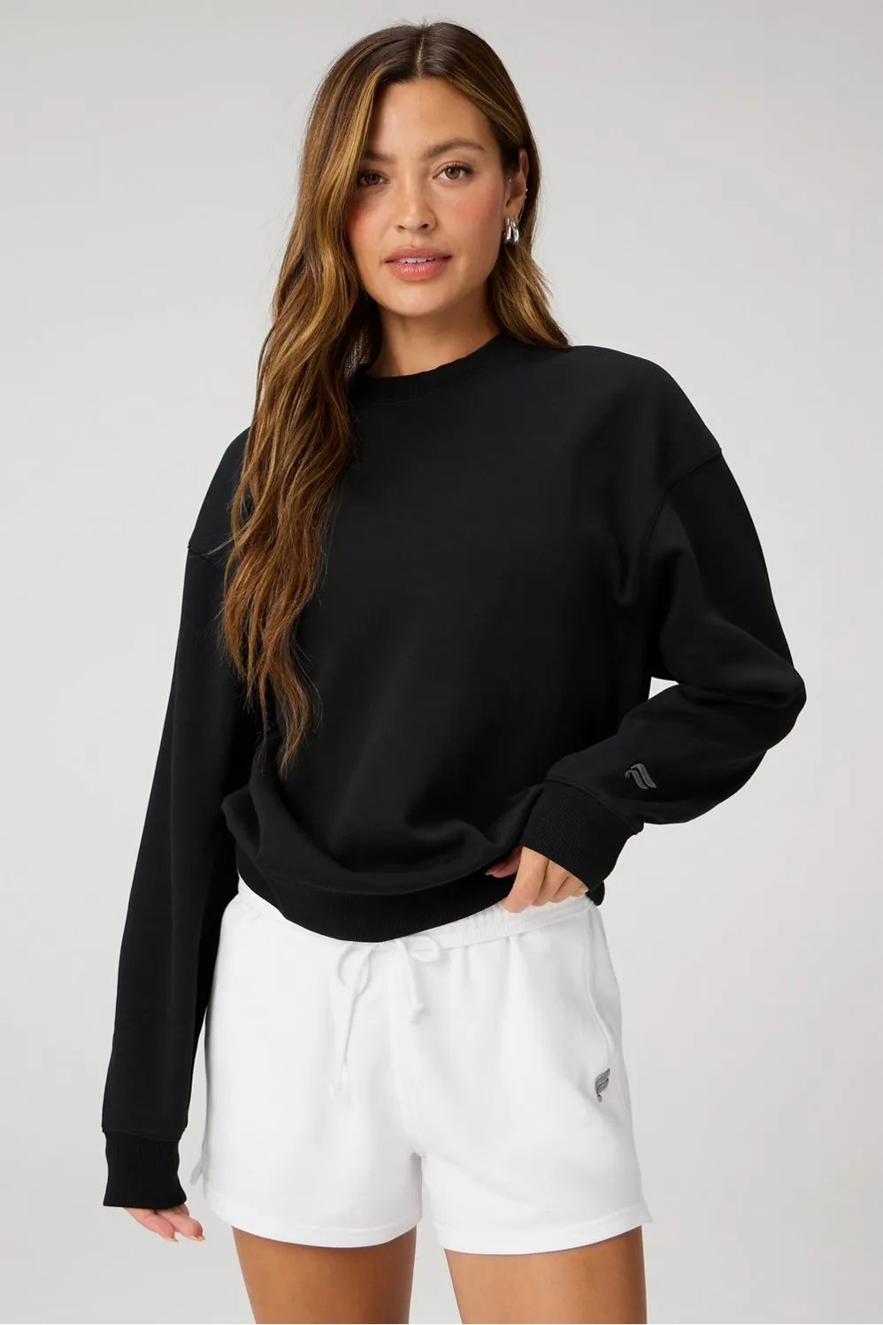 Cozy Fleece Crew Neck Sweatshirt sold by Fabletics