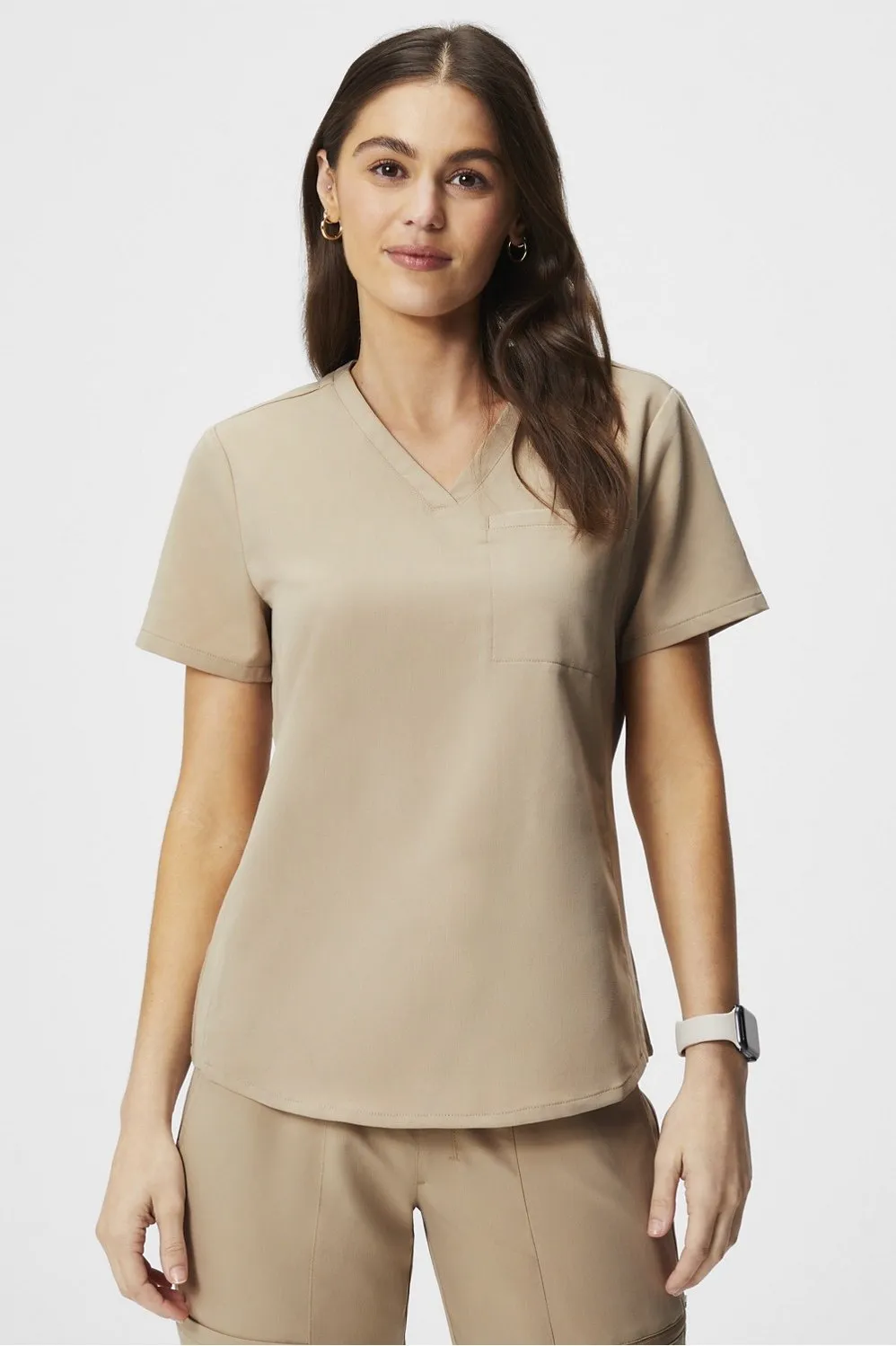 Vital 1-Pocket Scrub Top sold by Fabletics