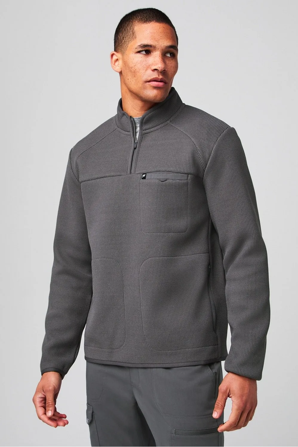 Ace Quarter Zip Scrub Jacket sold by Fabletics