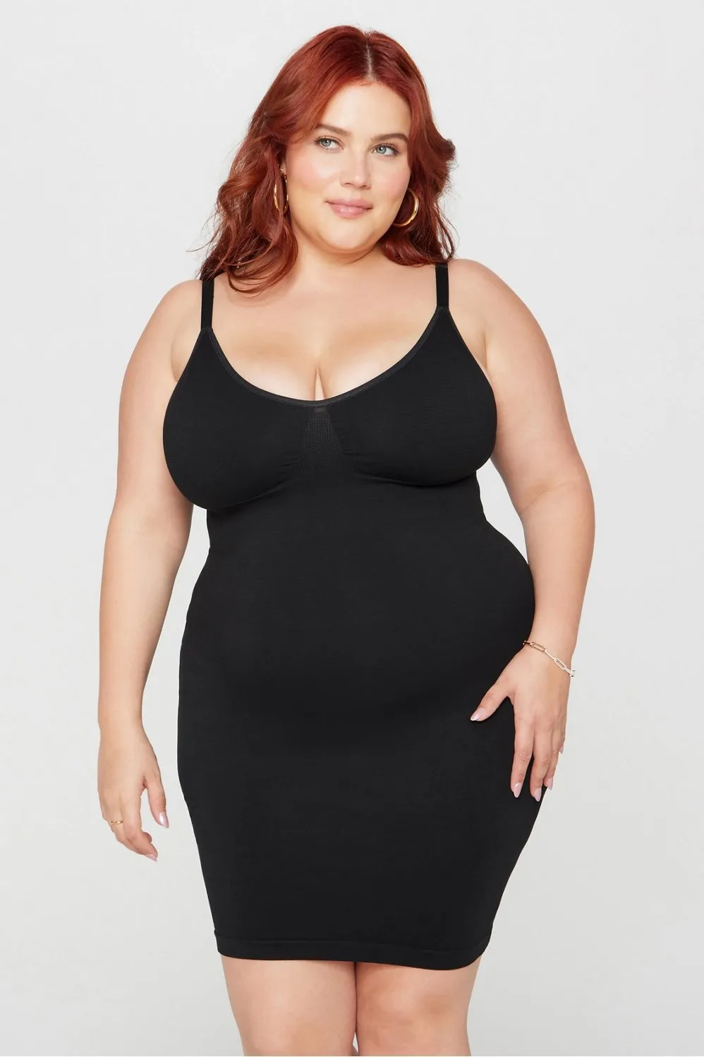 Smooth As Hell Shaping Mini Dress sold by Fabletics