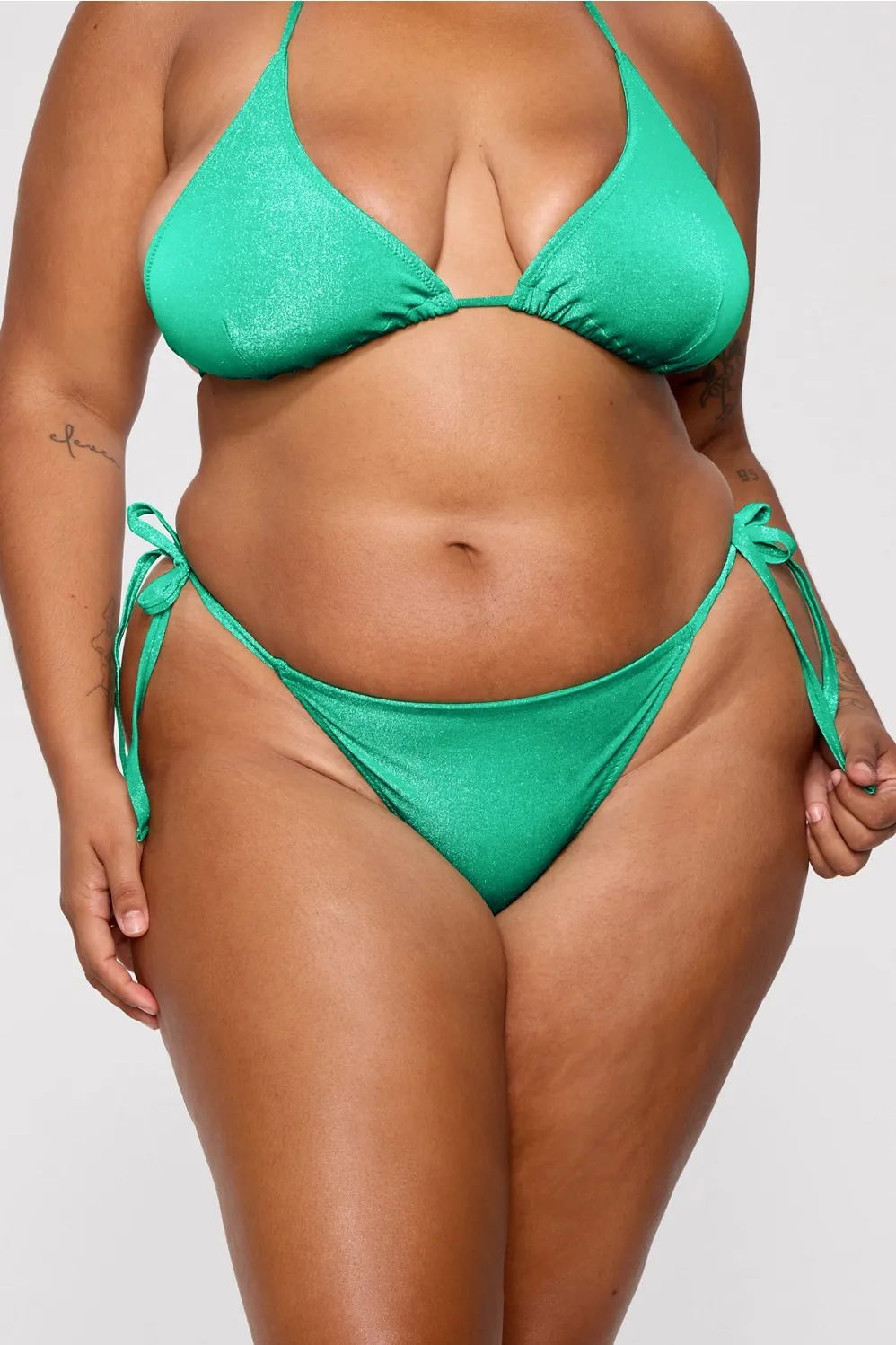 Swim Luxe Side Tie Thong Bikini sold by Fabletics