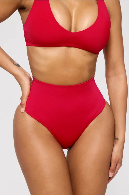 Shaping Swim Full Coverage Bikini Bottom sold by Fabletics