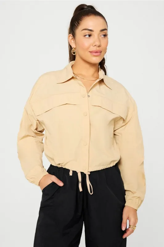 Quintessential Cropped Cargo Jacket sold by Fabletics