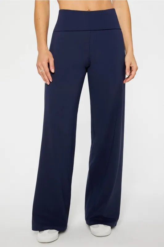 PureLuxe Foldover Straight Leg Pant sold by Fabletics