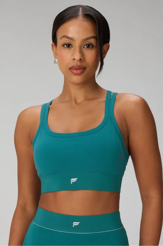 Principal Longline Medium Impact Sports Bra sold by Fabletics