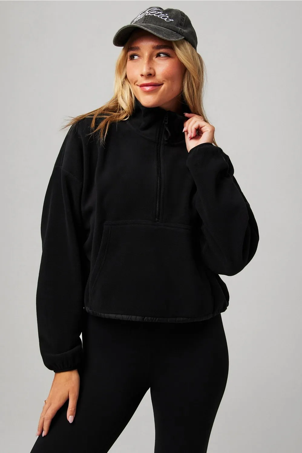 No Chill Fleece Half-Zip sold by Fabletics