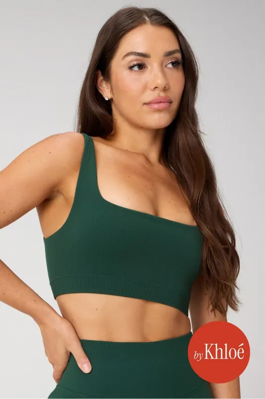 Sleek Seamless Square Neck Low Impact Bra sold by Fabletics