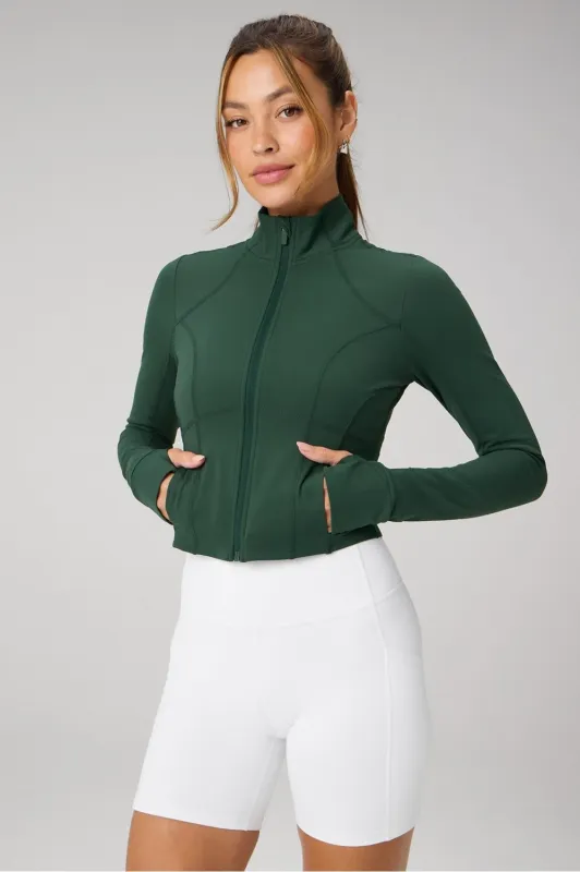 Perfect Storm Cropped Train Jacket sold by Fabletics