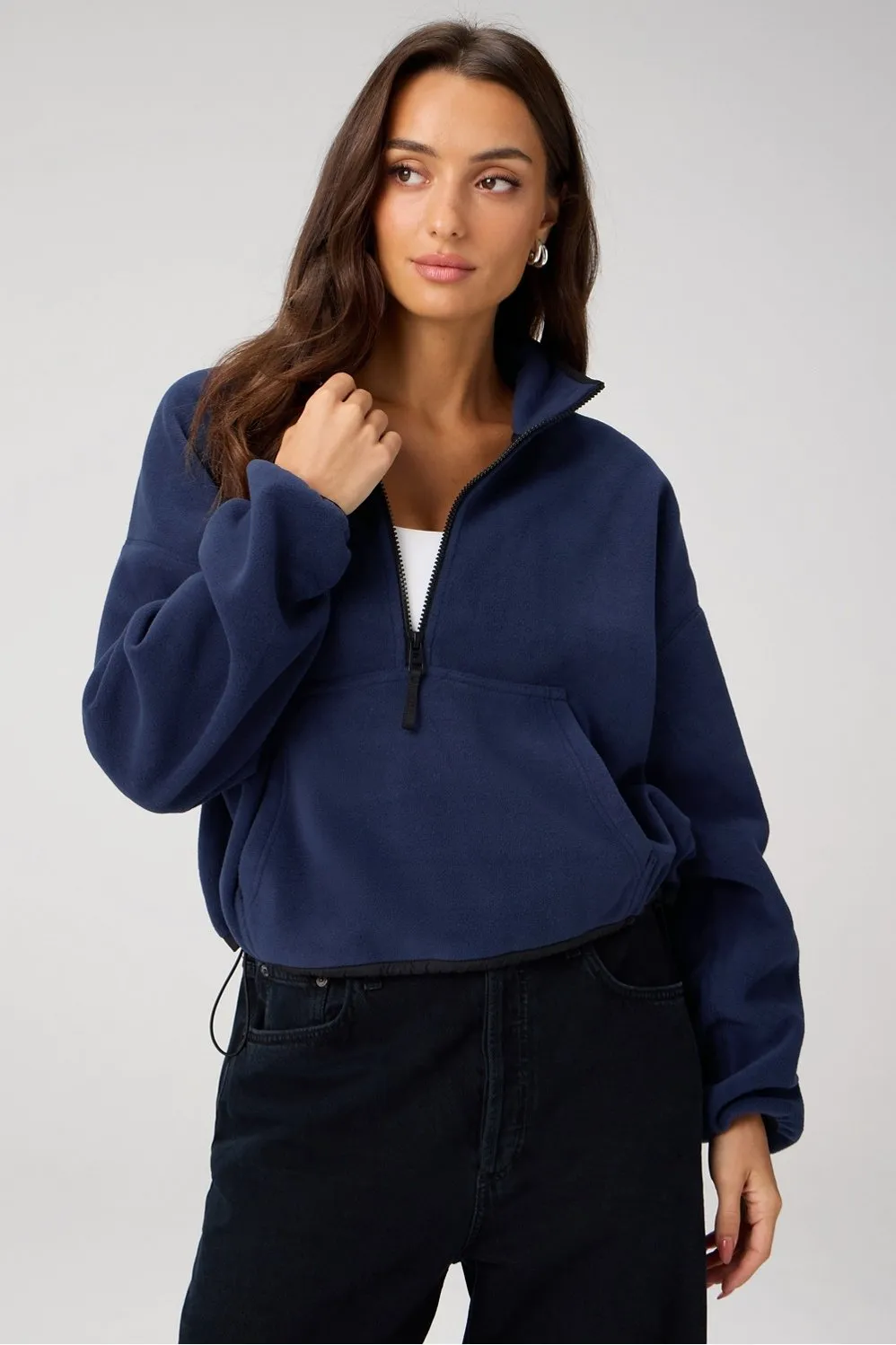 No Chill Fleece Half-Zip sold by Fabletics