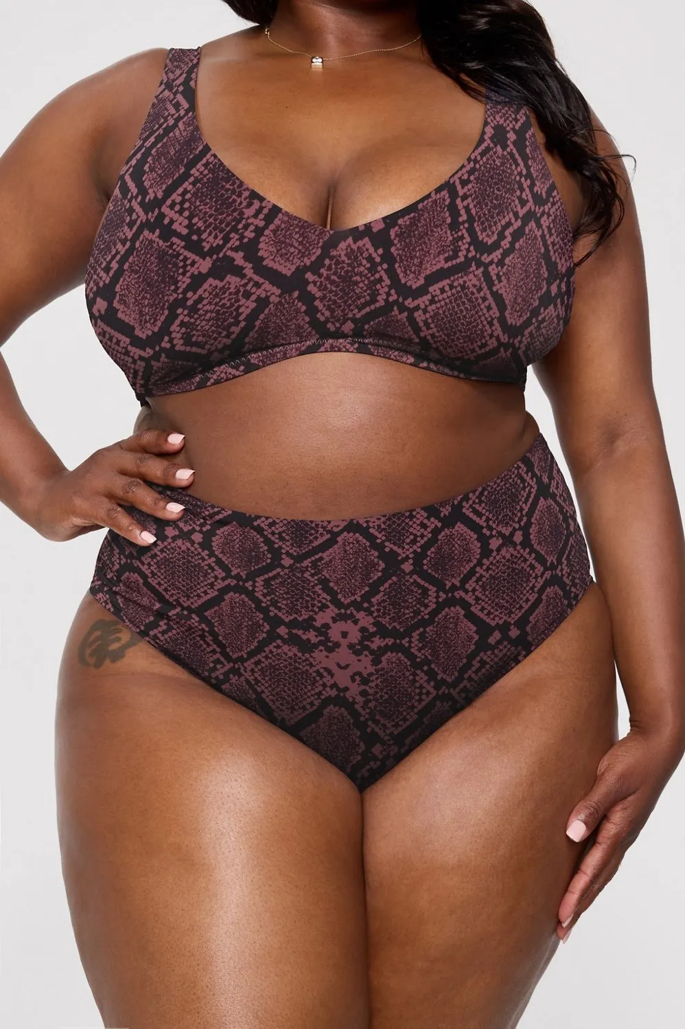 Shaping Swim Full Coverage Bikini Bottom sold by Fabletics