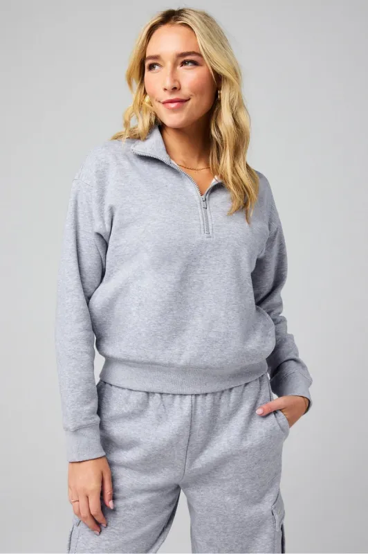 Cozy Fleece Half Zip Sweatshirt sold by Fabletics