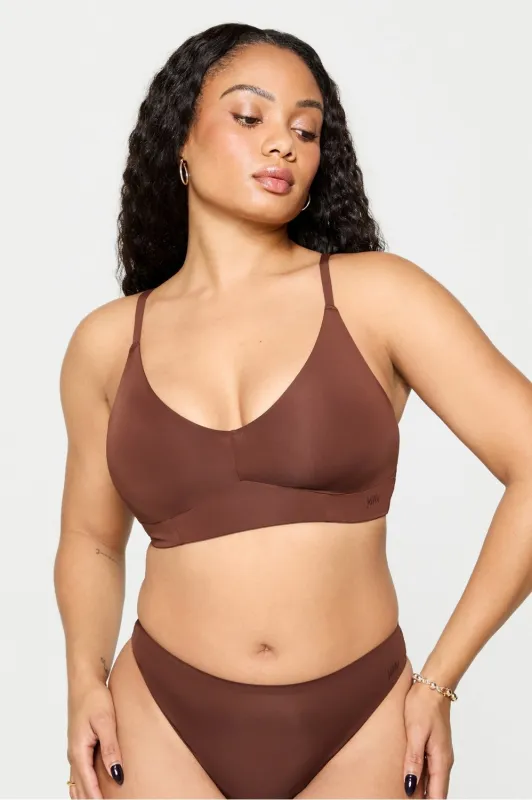 Smoothed Reality Plunge Bra sold by Fabletics
