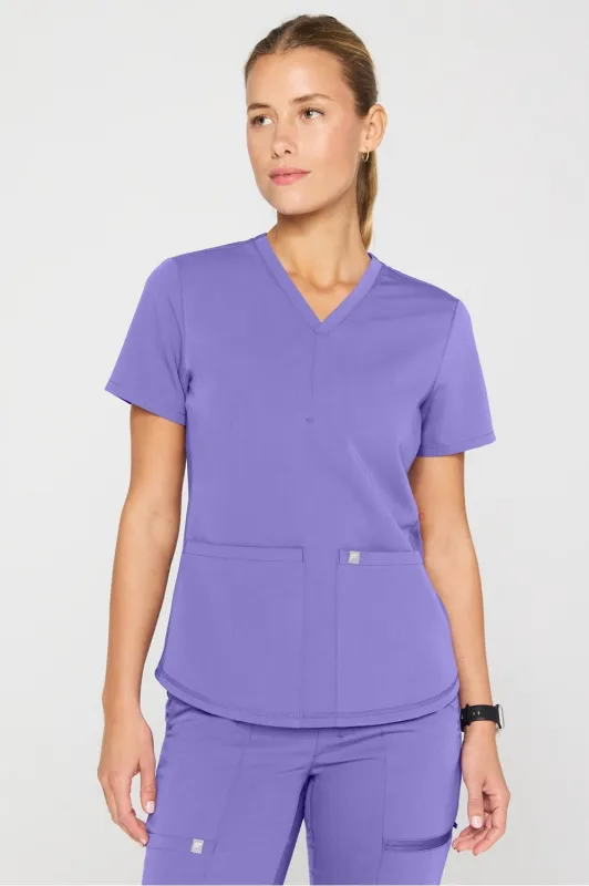 Method Flex 2-Pocket Scrub Top sold by Fabletics