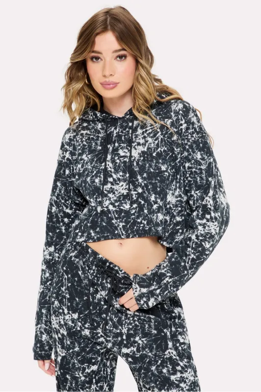 Cozy Fleece Everyday Cropped Hoodie sold by Fabletics