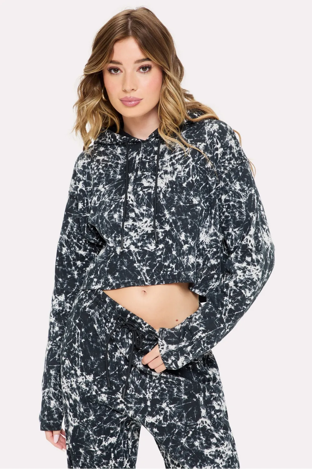 Cozy Fleece Everyday Cropped Hoodie sold by Fabletics