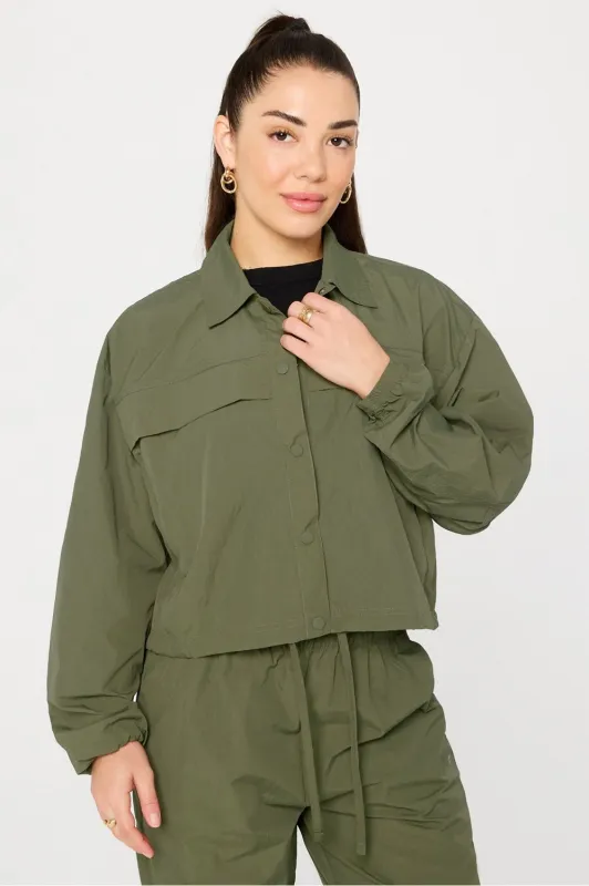 Quintessential Cropped Cargo Jacket sold by Fabletics