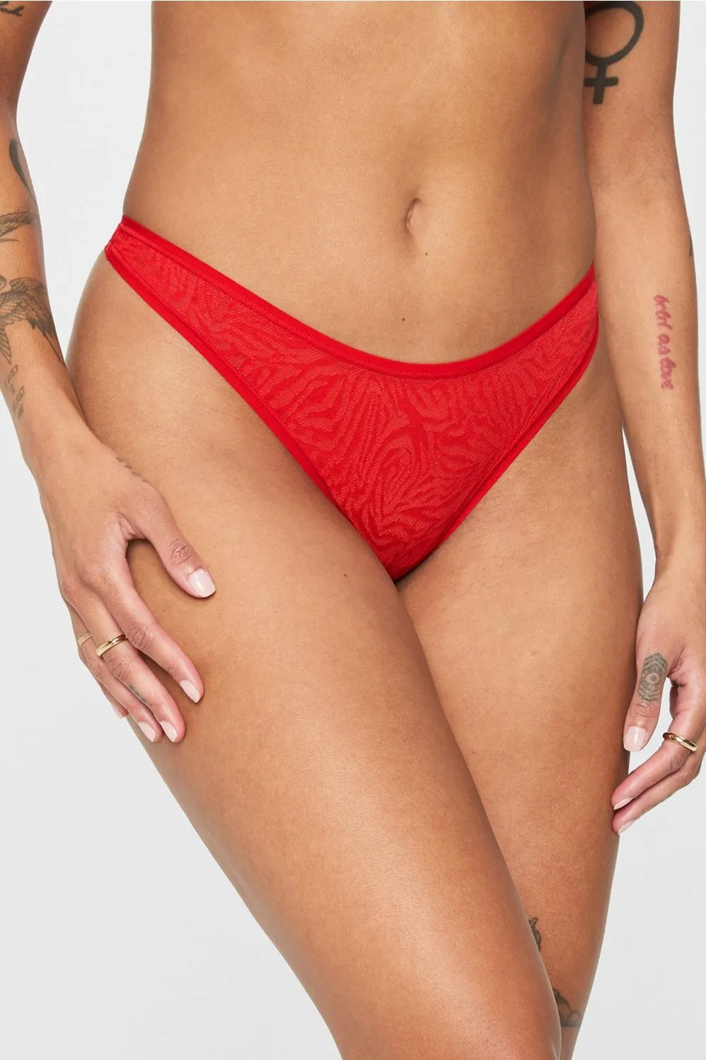 Hot Mesh Thong sold by Fabletics