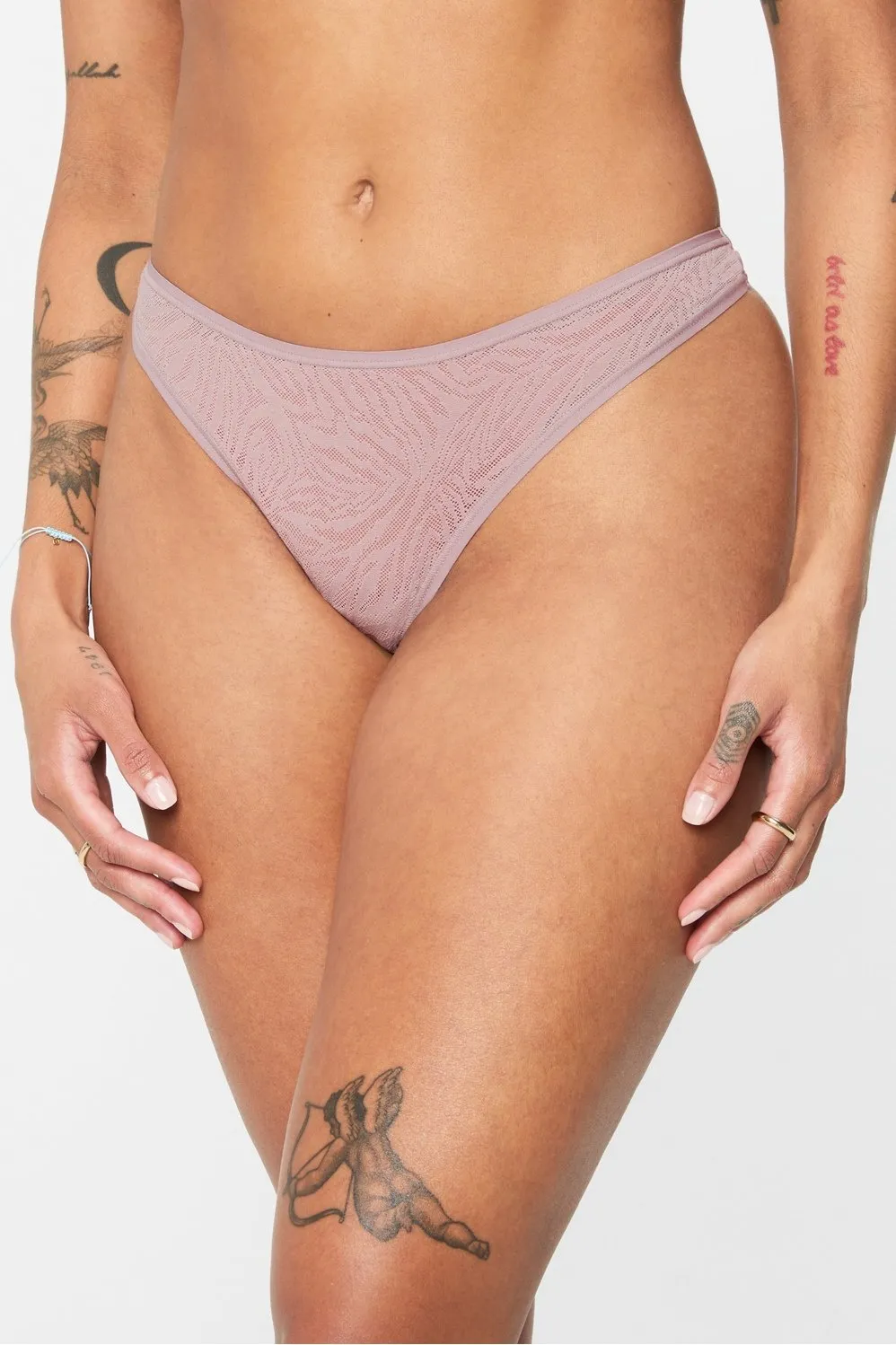 Hot Mesh Thong sold by Fabletics