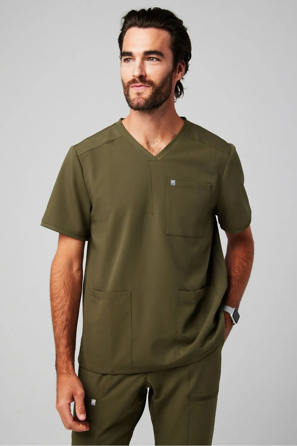 Max 4-Pocket Scrub Top sold by Fabletics