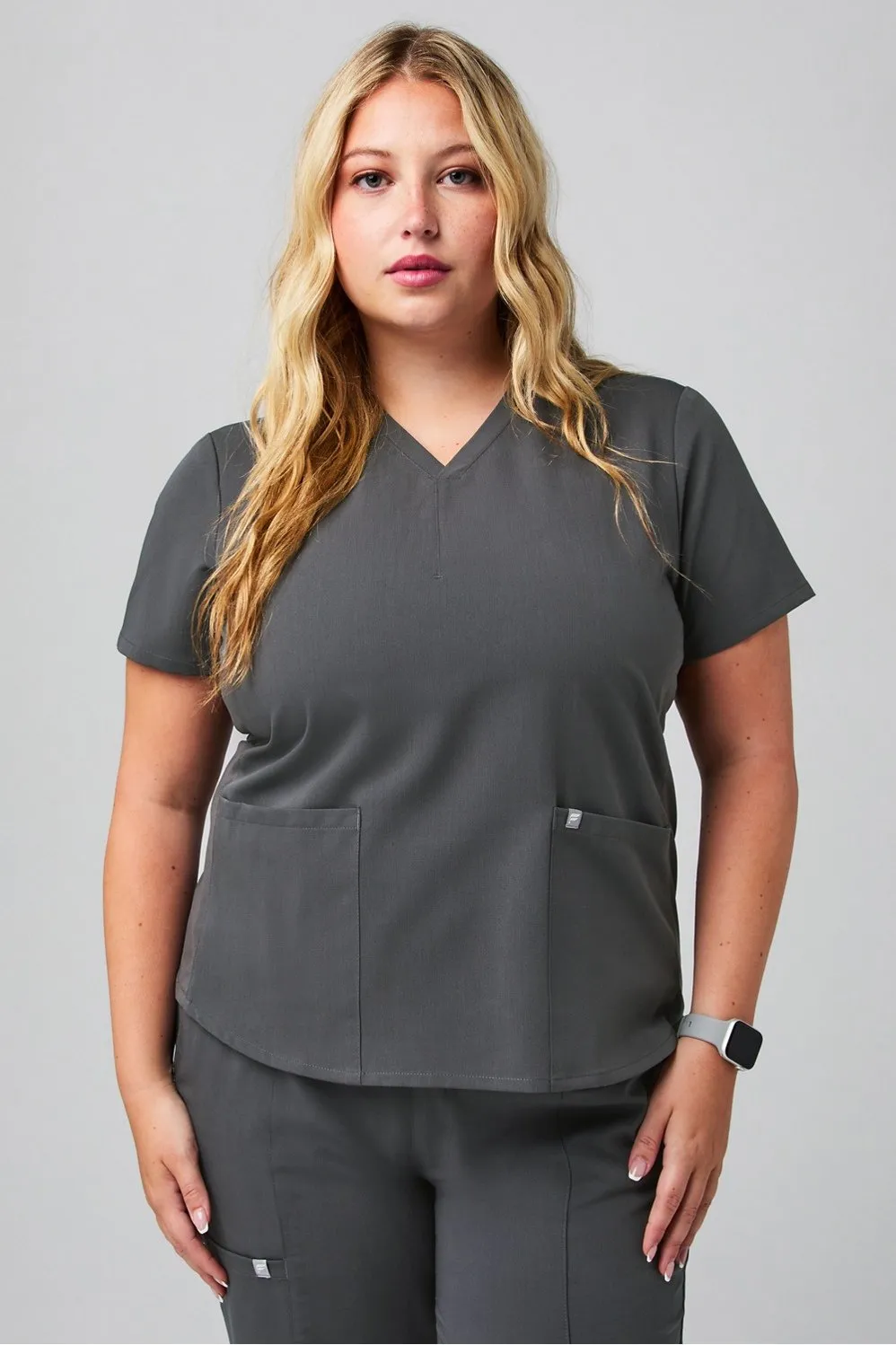 Method Flex 2-Pocket Scrub Top sold by Fabletics