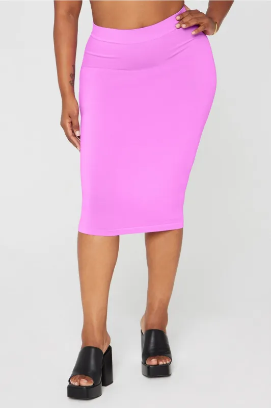 Smooth As Hell Shaping Midi Skirt sold by Fabletics