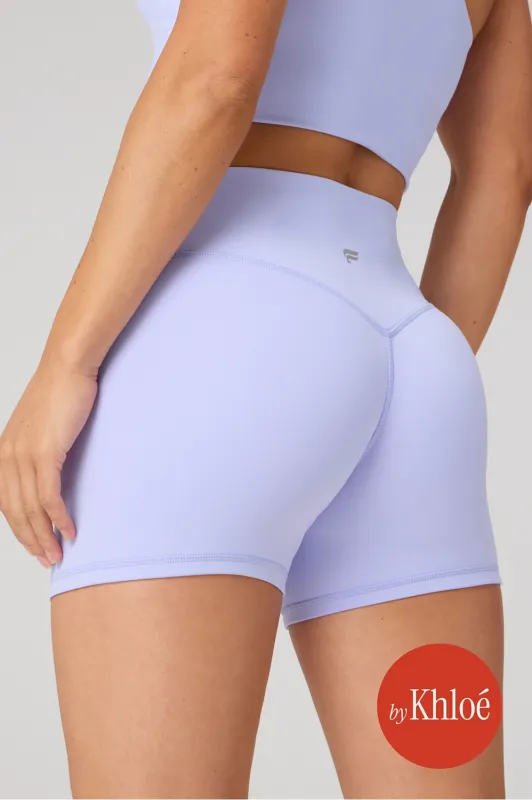 The No-Seam PureLuxe TLC Short 4" sold by Fabletics