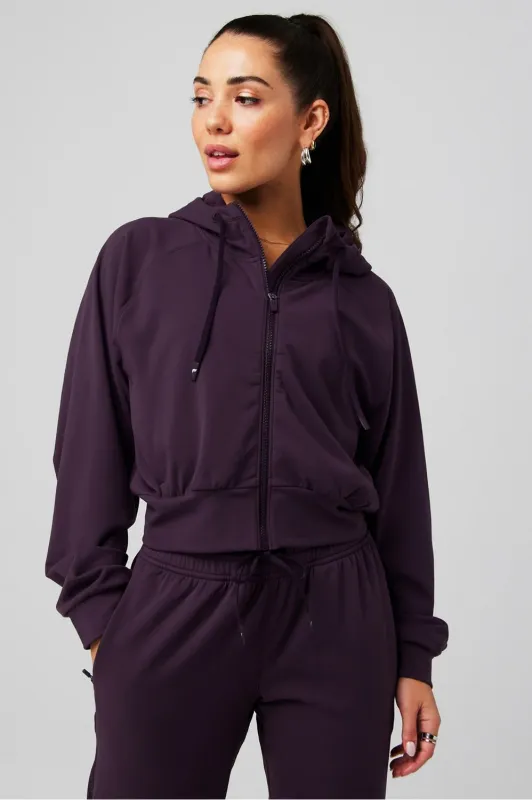 Cold Weather Full-Zip Cropped Hoodie sold by Fabletics