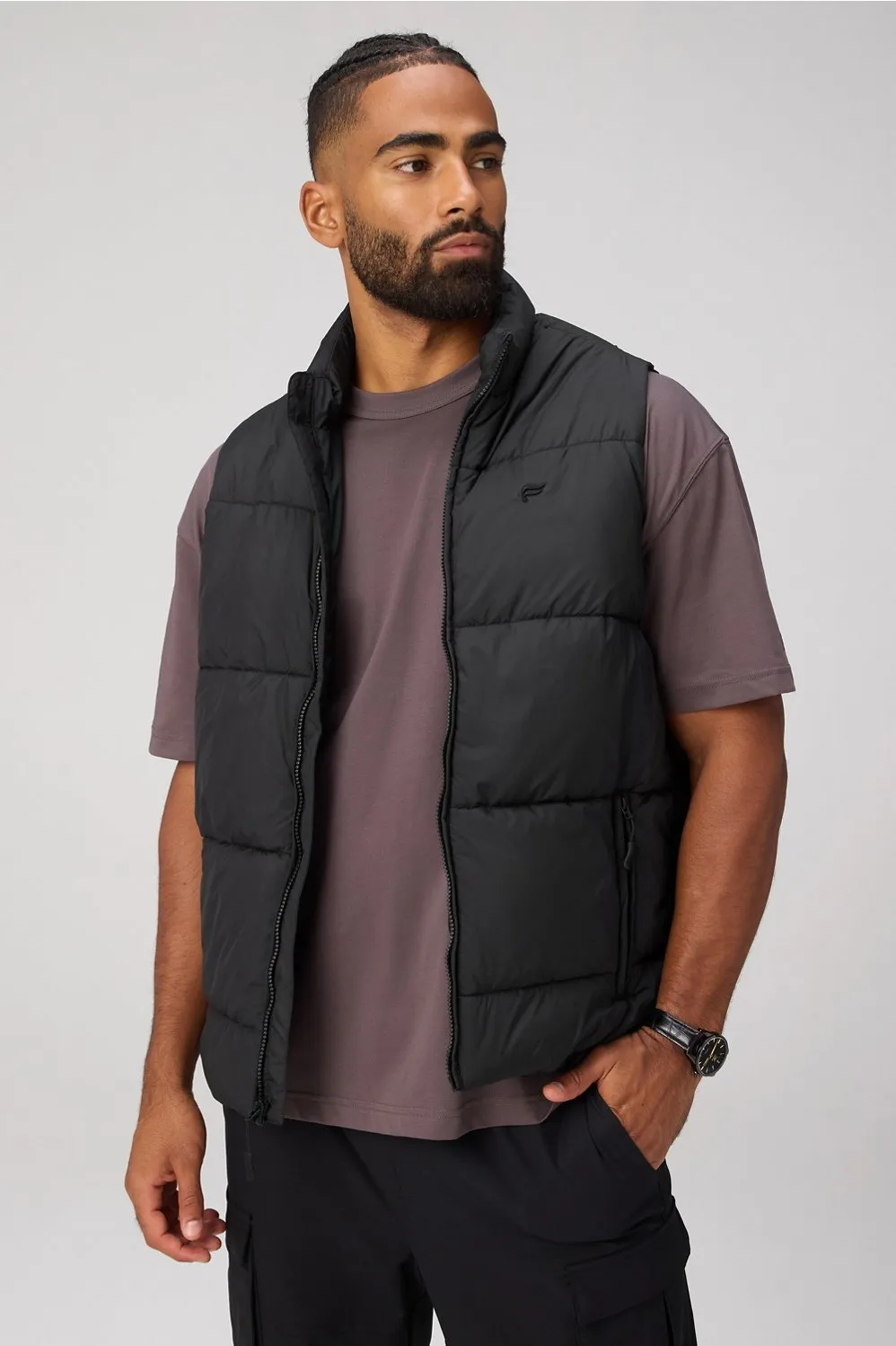 The Essential Puffer Vest sold by Fabletics