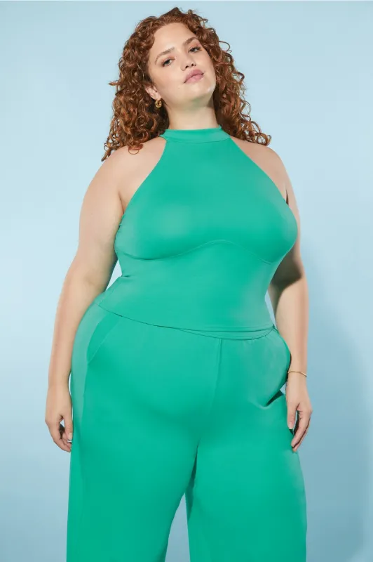 Body Butter Mock Neck Halter sold by Fabletics