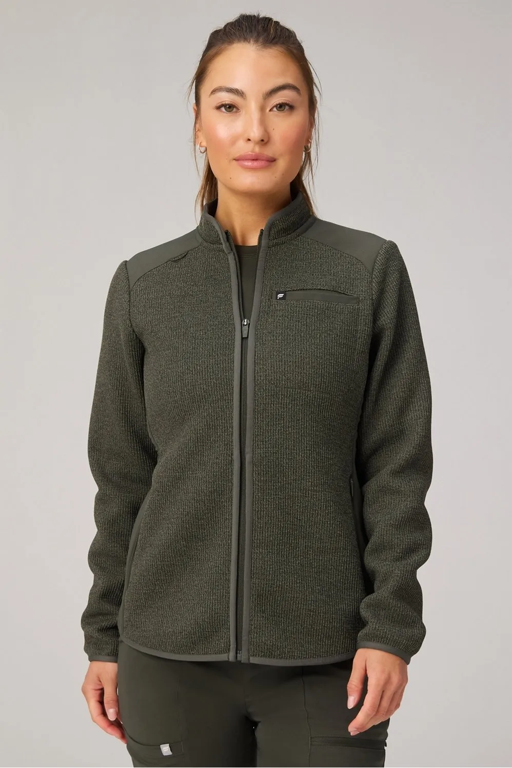 Pace Knit Jacket sold by Fabletics