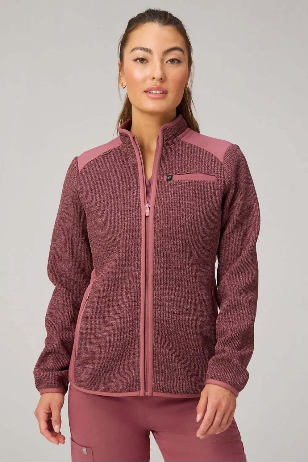 Pace Knit Jacket sold by Fabletics