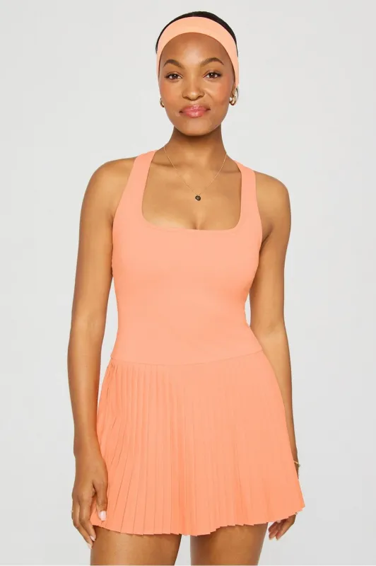 Hot Shot Pleated Dress Ultra Mini sold by Fabletics