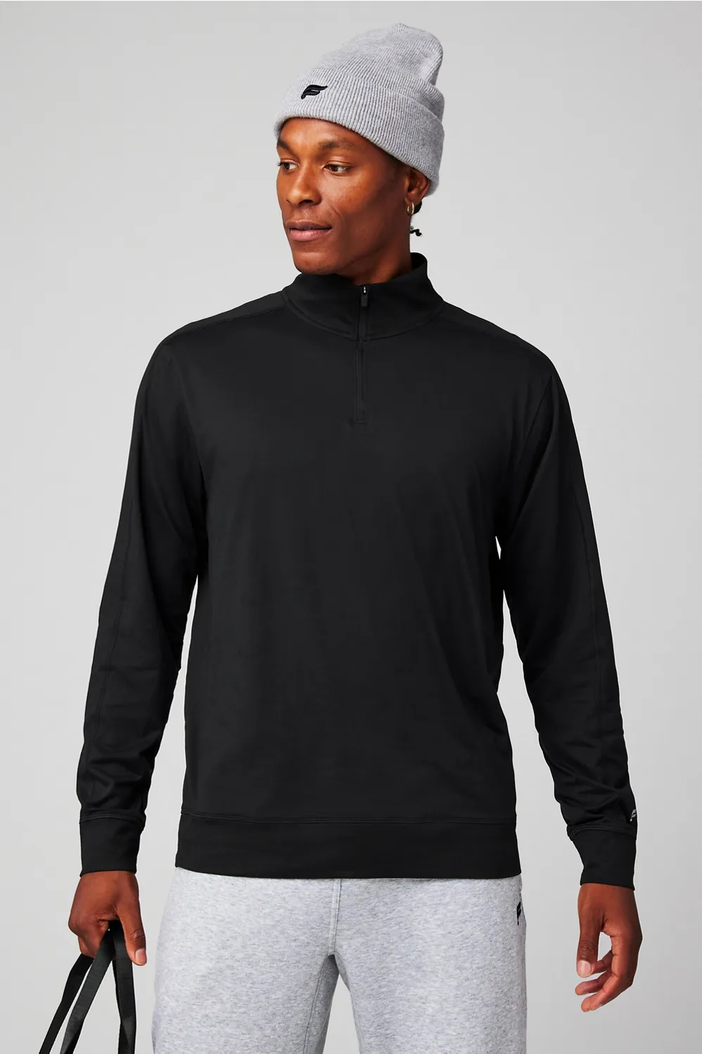The Cloud Jersey Quarter Zip sold by Fabletics