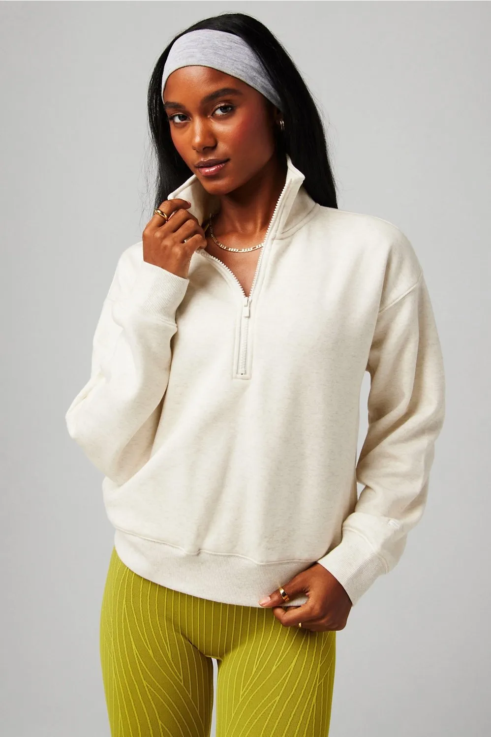 Cozy Fleece Half Zip Sweatshirt sold by Fabletics