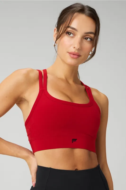 Principal Longline Medium Impact Sports Bra sold by Fabletics