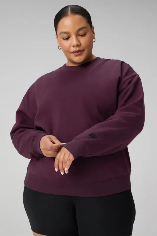 Cozy Fleece Crew Neck Sweatshirt sold by Fabletics