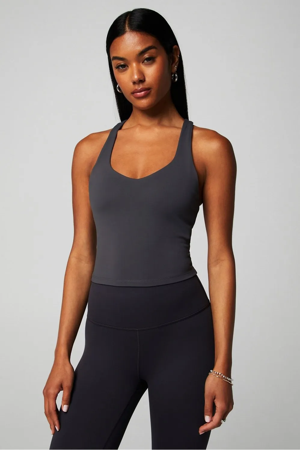 Anywhere Cropped Built-In Bra Tank sold by Fabletics