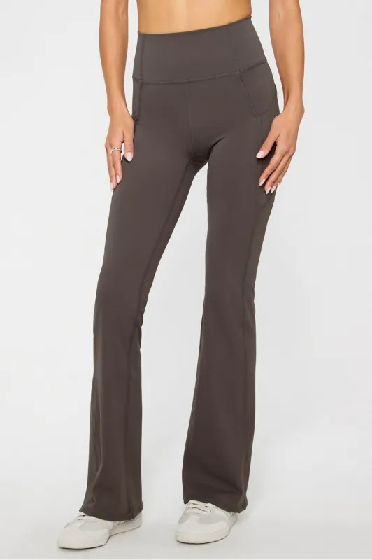 Oasis PureLuxe High-Waisted Pocketed Kick Flare sold by Fabletics