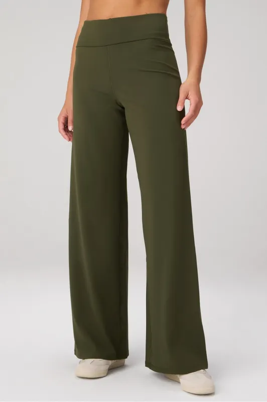 PureLuxe Foldover Straight Leg Pant sold by Fabletics