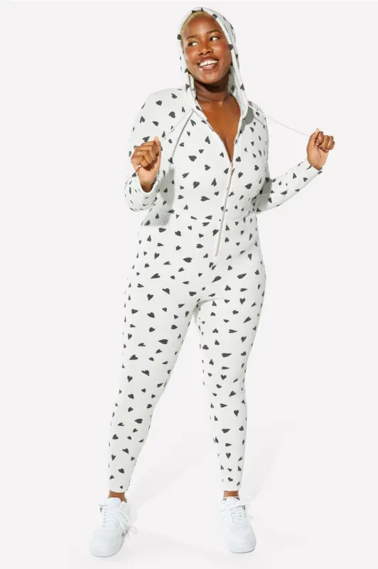 Pet Me Heart Pocket Onesie sold by Fabletics