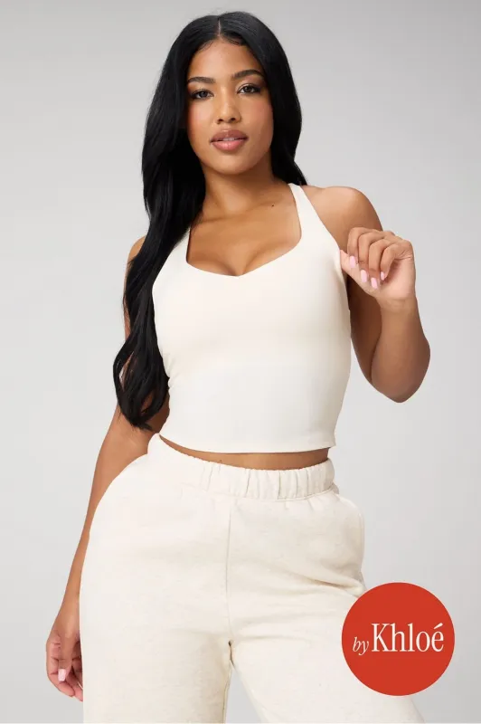 Anywhere Cropped Built-In Bra Tank sold by Fabletics