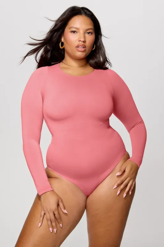 Nearly Naked Shapewear Long Sleeve Bodysuit sold by Fabletics