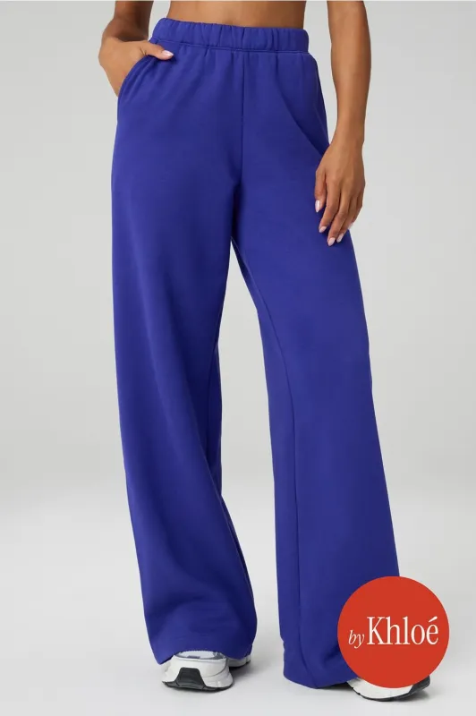 Cozy Fleece Wide Leg Sweatpant sold by Fabletics
