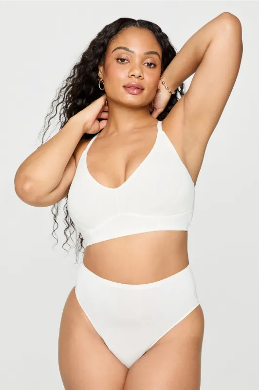 Smoothed Reality Plunge Bra sold by Fabletics