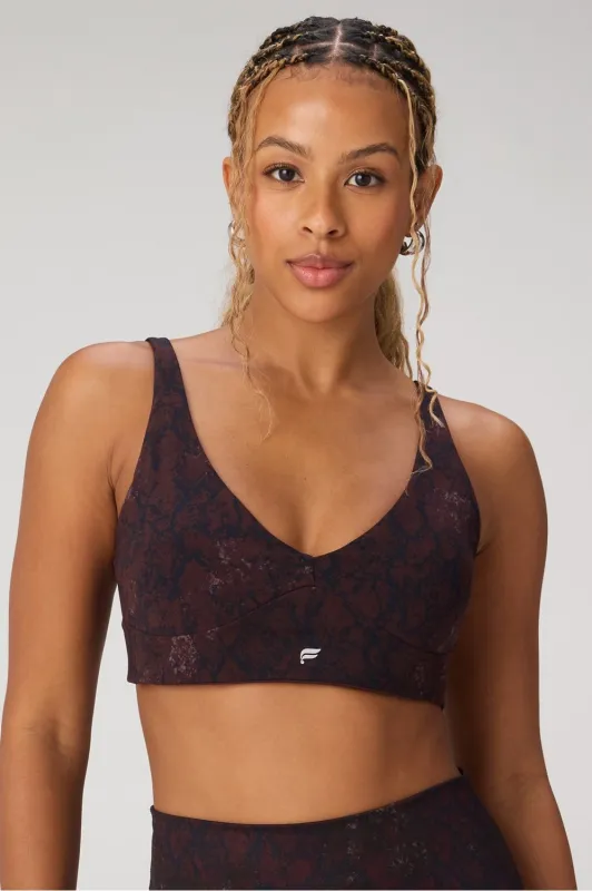PureLuxe Longline Low Impact Bra sold by Fabletics