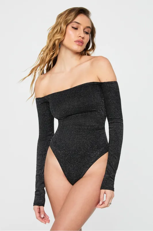 Nearly Naked Luxe Shapewear Off-The-Shoulder Bodysuit sold by Fabletics