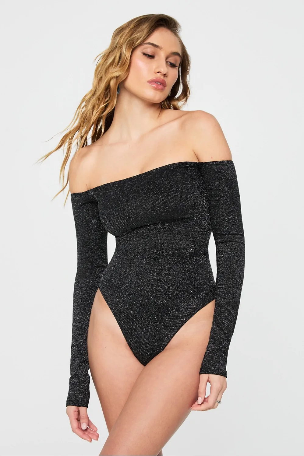 Nearly Naked Luxe Shapewear Off-The-Shoulder Bodysuit sold by Fabletics