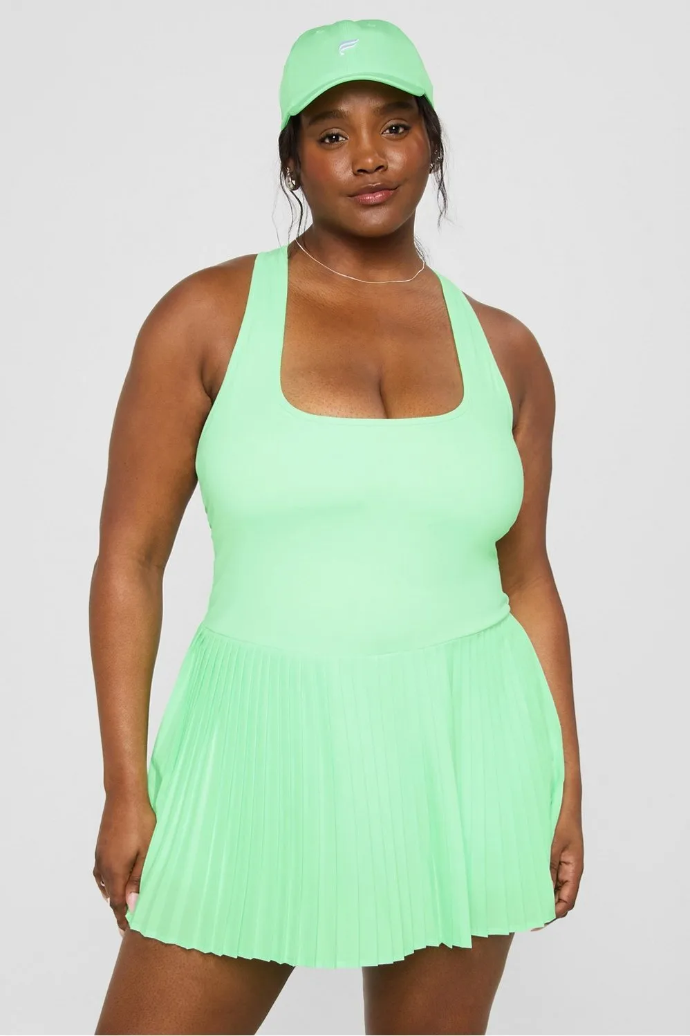Hot Shot Pleated Dress Ultra Mini sold by Fabletics