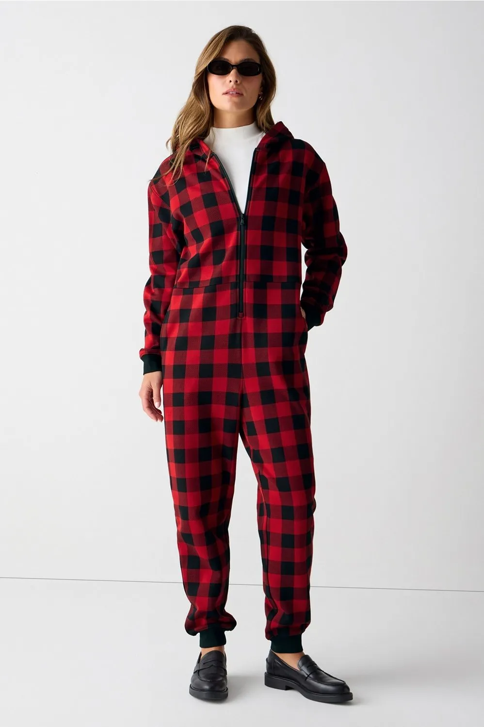 Cozy Fleece Hooded Onesie sold by Fabletics